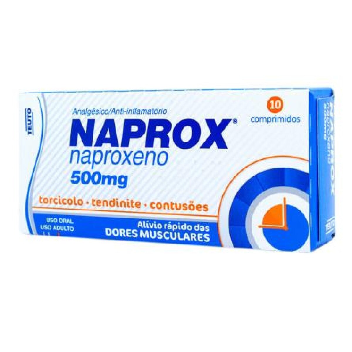 Naprox 500mg 10 Comprimidos