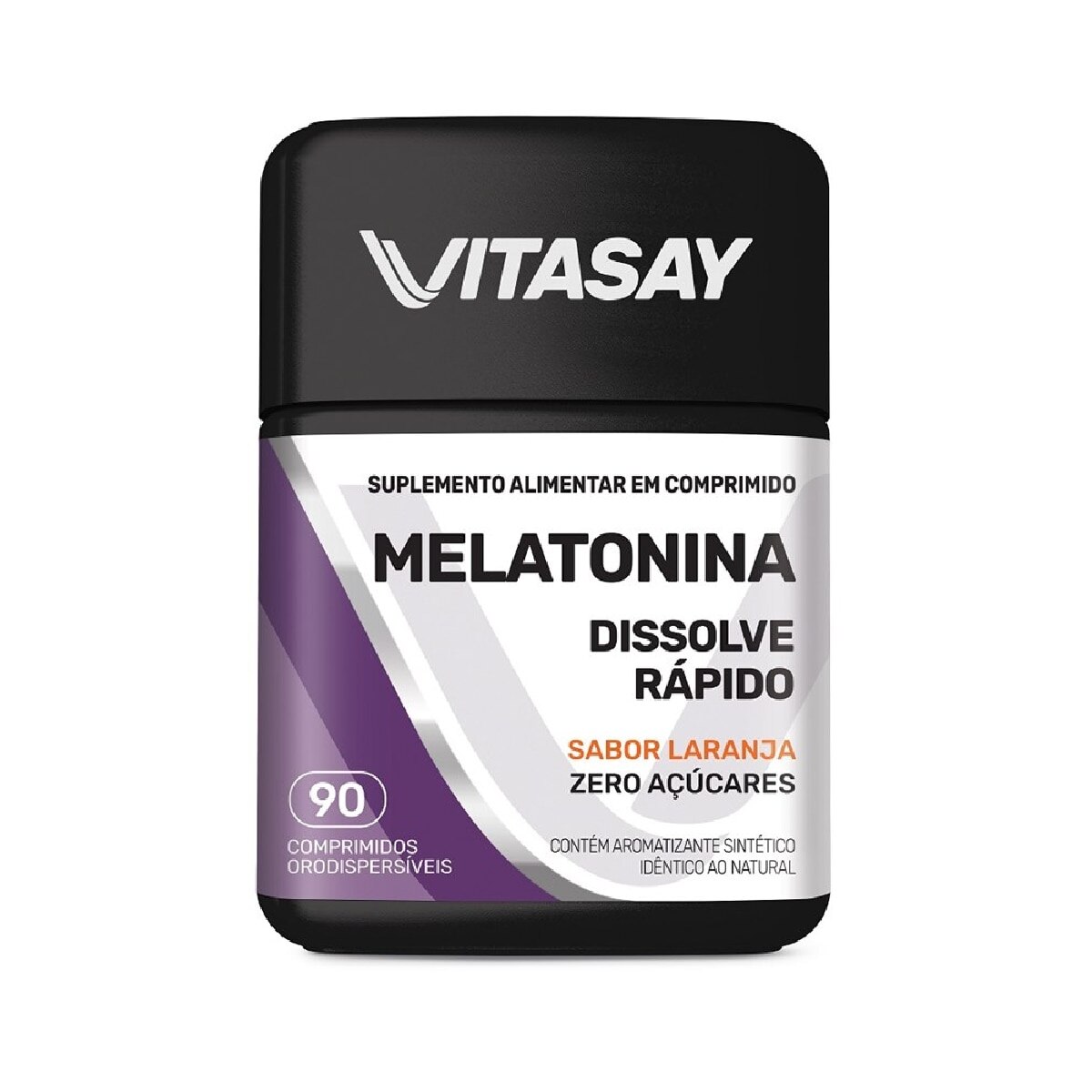 Melatonina Vitasay Sabor Laranja 90 Comprimidos Orodispersiveis