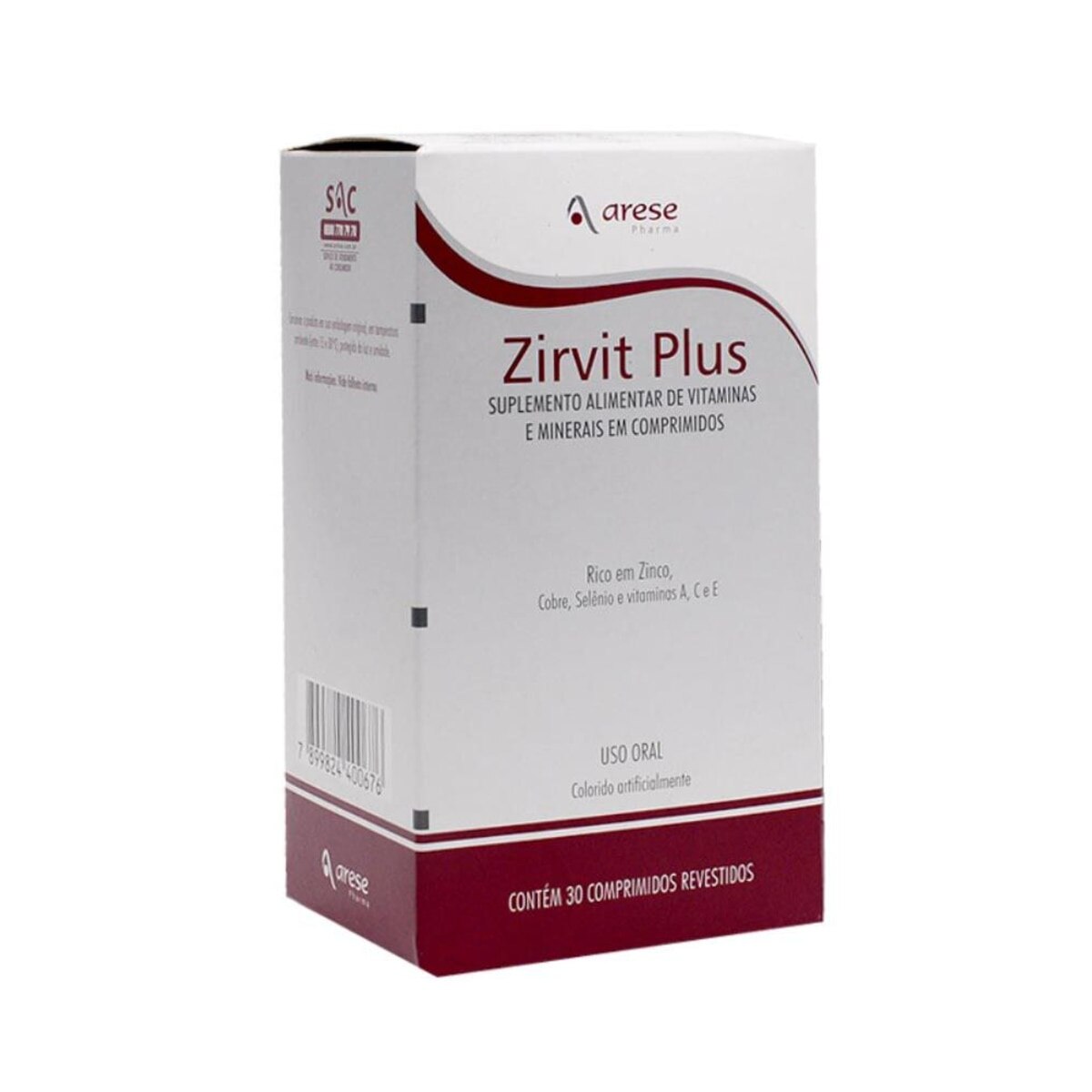 Zirvit Plus 30 Comprimidos Revestidos