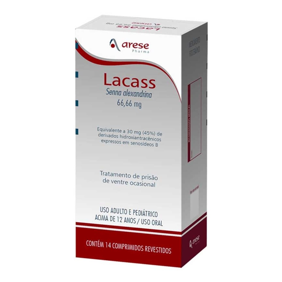 Lacass 66,66mg 14 Comprimidos Revestidos