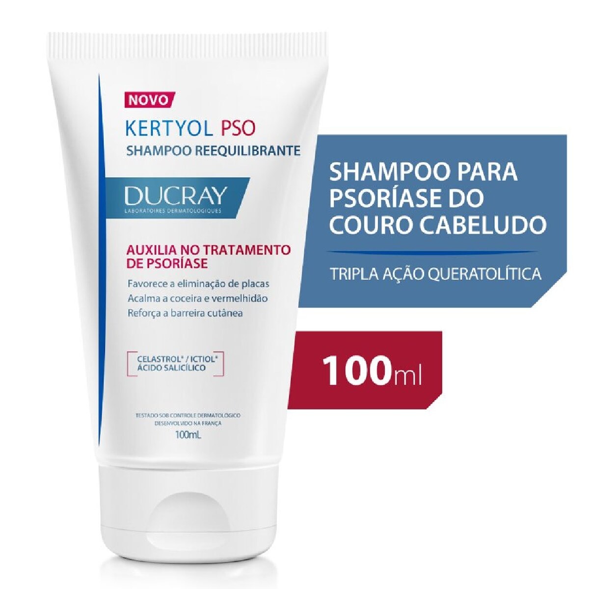 Shampoo Ducray Kertyol P.S.O. Reequilibrante 100ml
