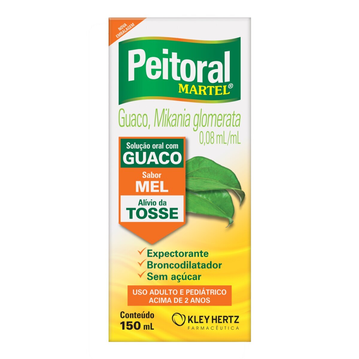 Peitoral Martel Guaco Solucao Oral Sabor Mel 150ml