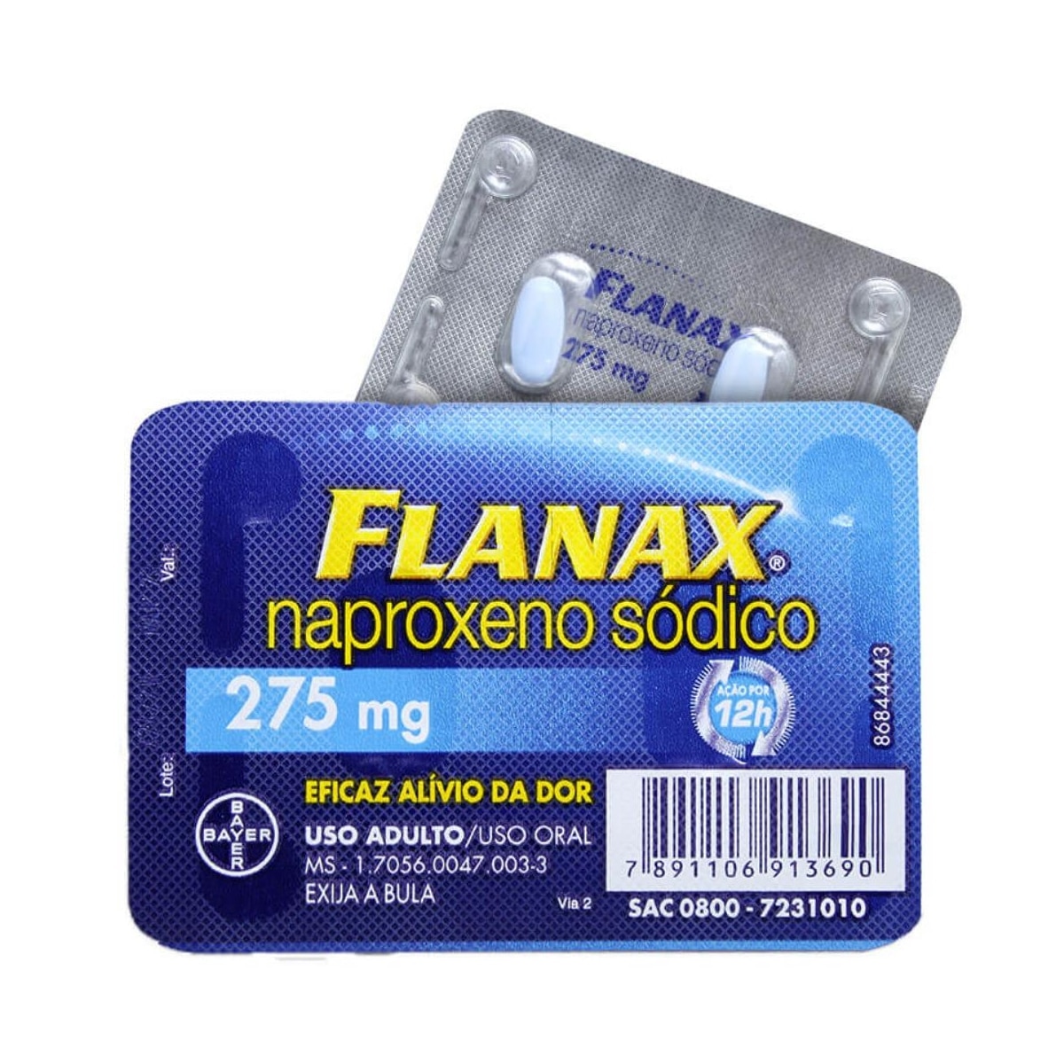 Flanax 275mg 2 Comprimidos Revestidos