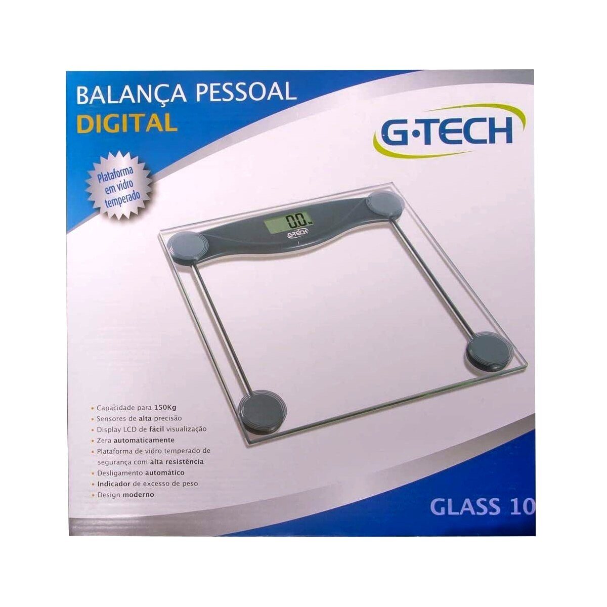 Balanca Digital G-Tech Glass 10 1 Unidade