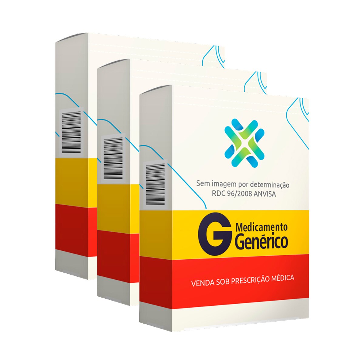 Kit 3 Unidades Pantoprazol 20mg 14 Comprimidos Revestidos Biosintética Genérico