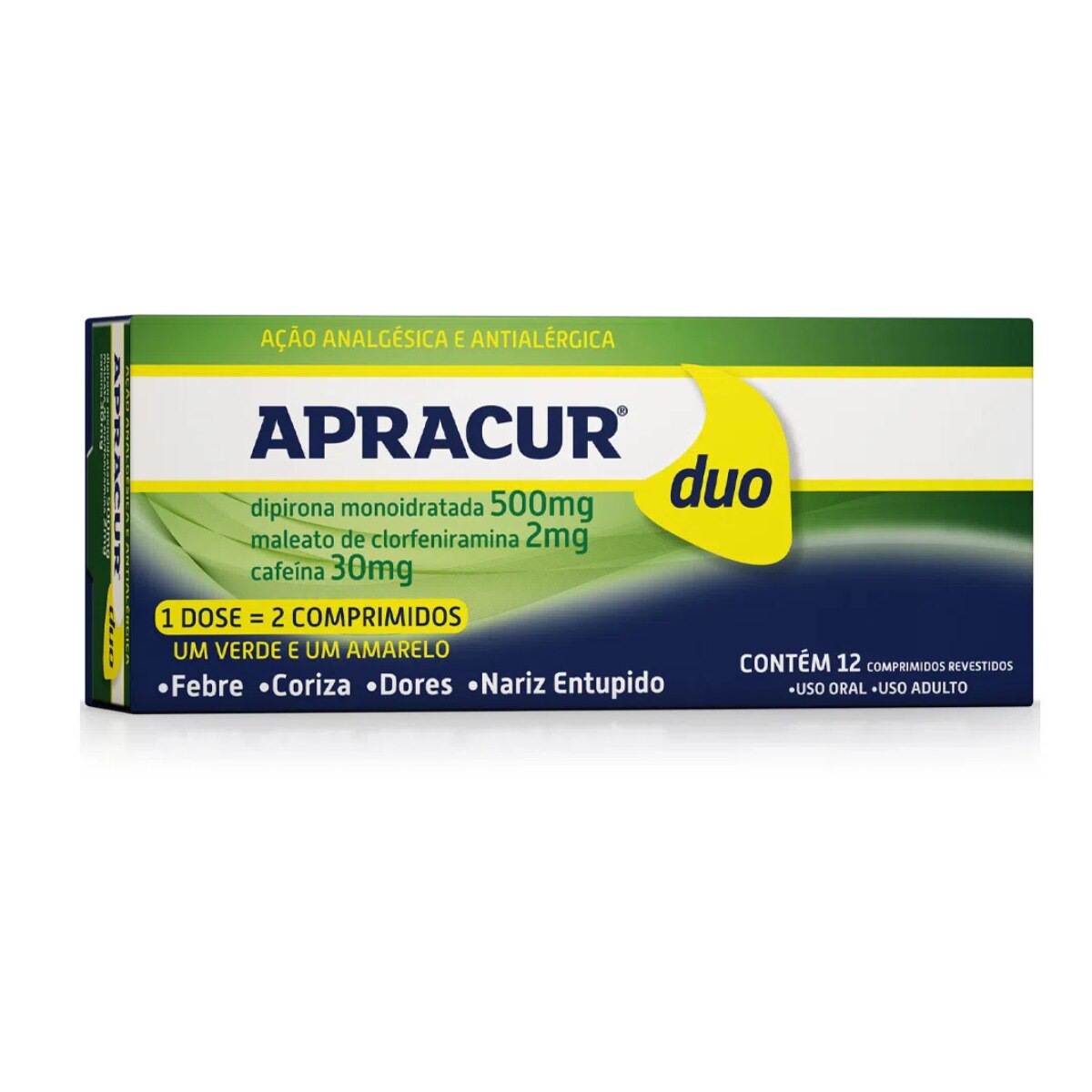 Apracur Duo 12 Comprimidos Revestidos