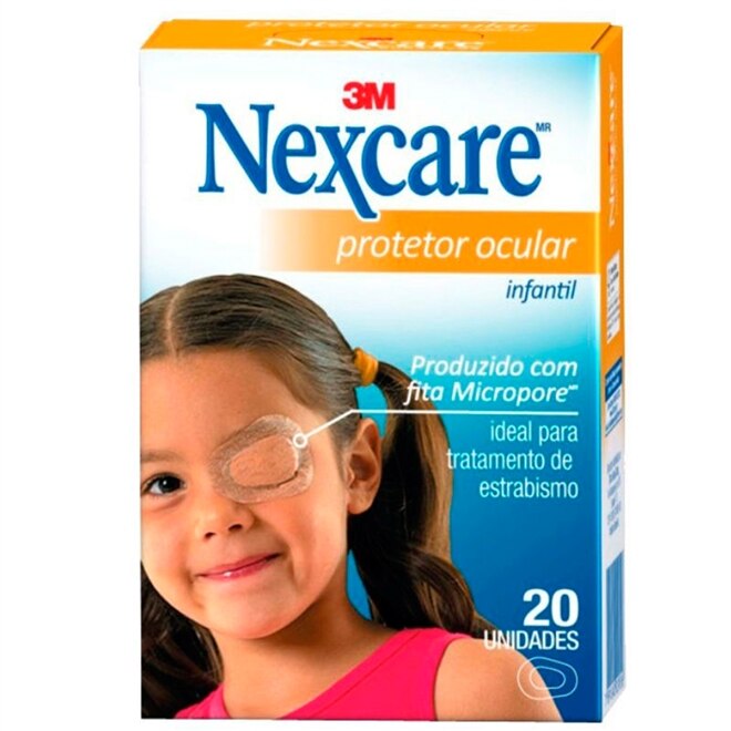Protetor Ocular Nexcare Infantil 20 Unidades