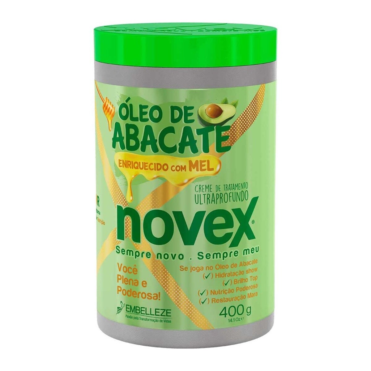 Creme de Tratamento Novex Oleo de Abacate 400g