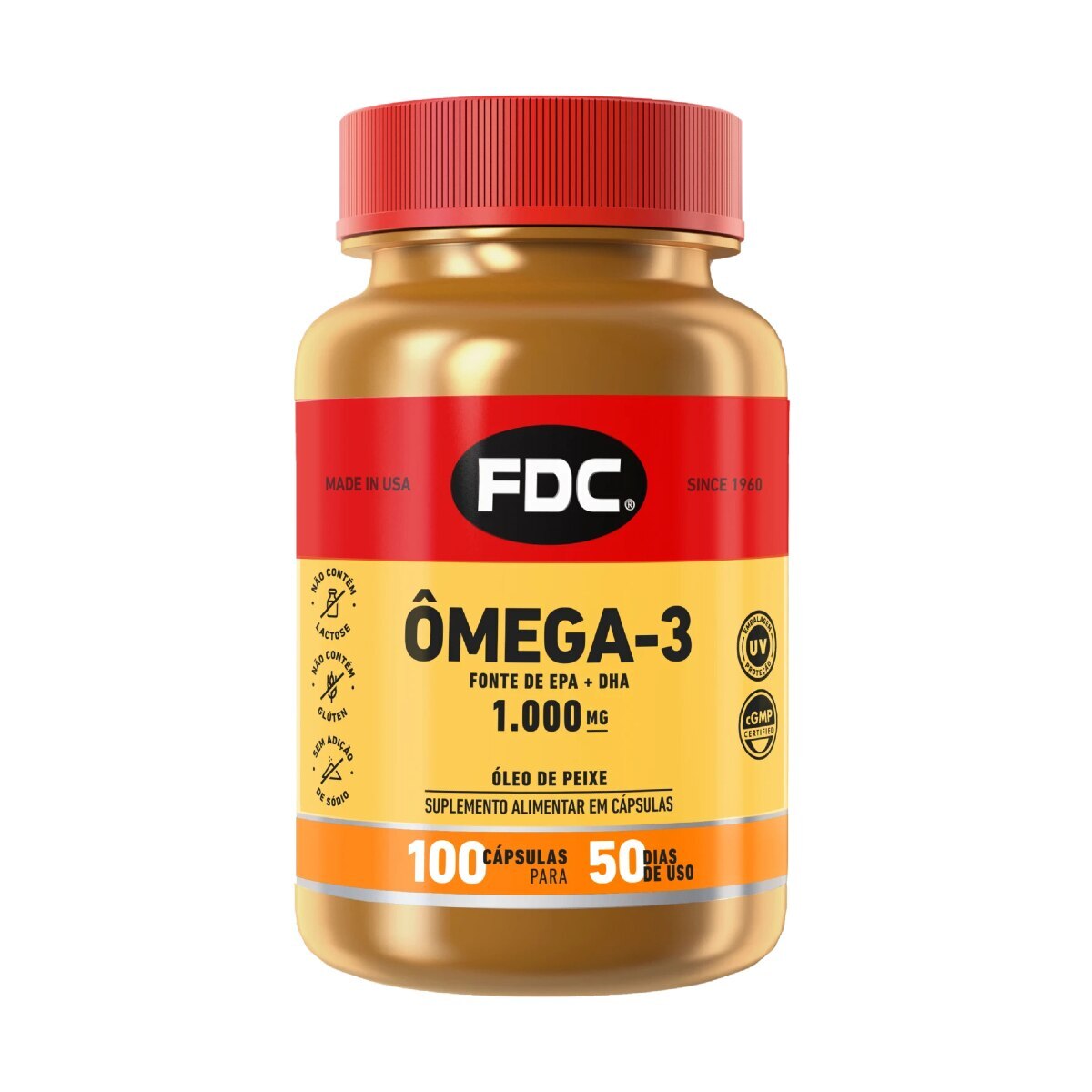 Omega-3 1.000mg FDC 100 Capsulas