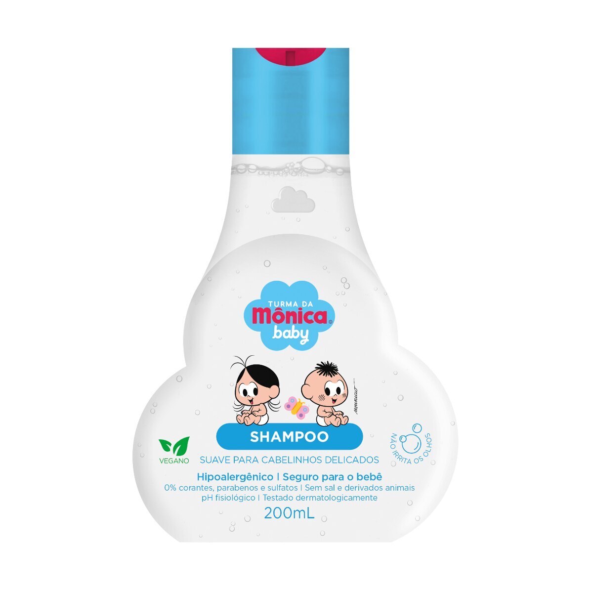 Shampoo Turma da Monica Baby Suave para Cabelinhos Delicados 200ml