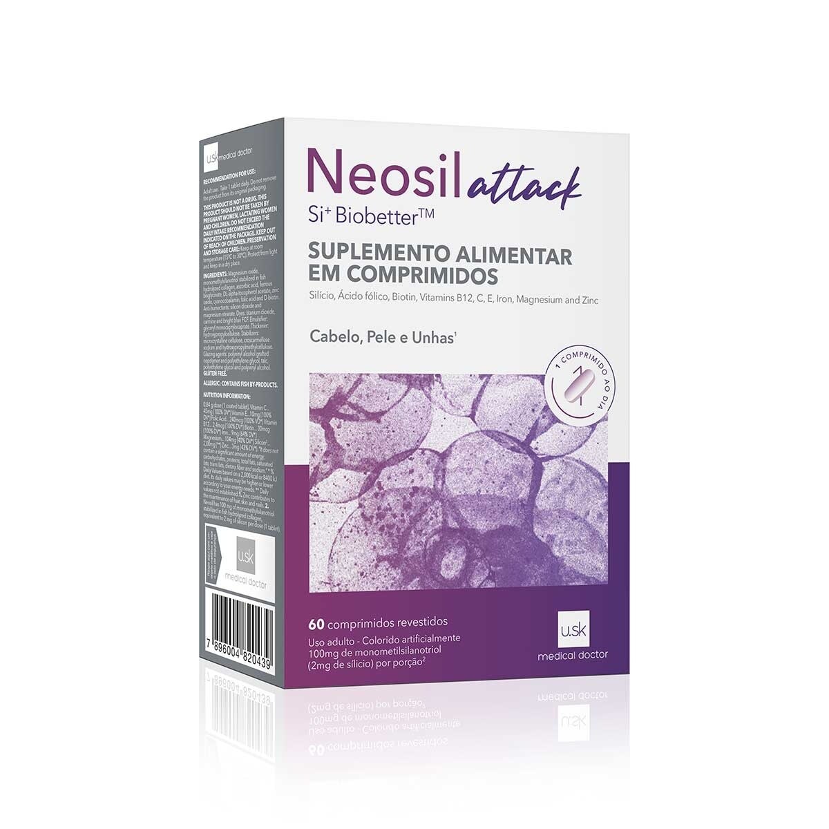 Neosil Attack 60 Comprimidos