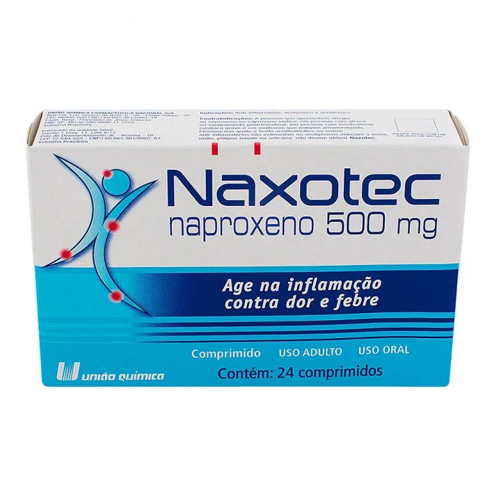 Naxotec 500mg 24 Comprimidos