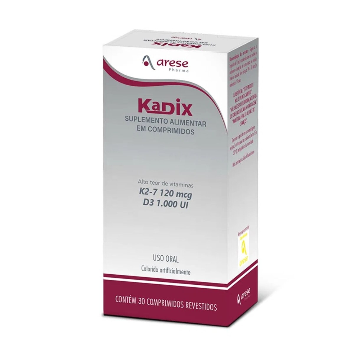 Kadix 120mcg + 1.00UI 30 Comprimidos Revestidos