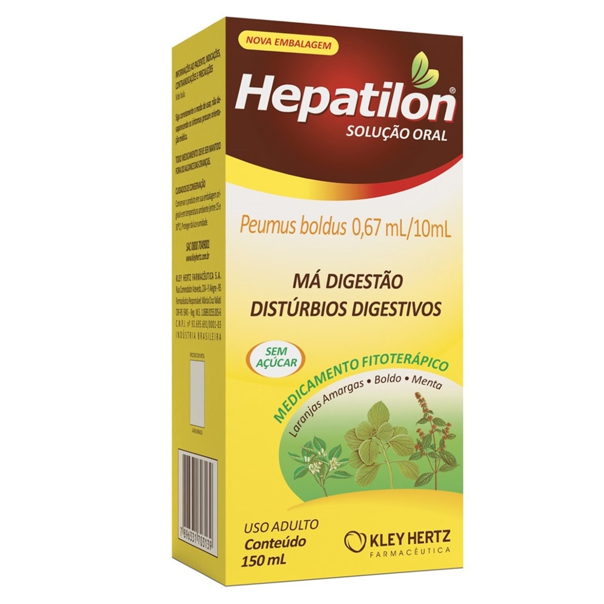 Hepatilon 0,67ml/10ml Solucao Oral 150ml