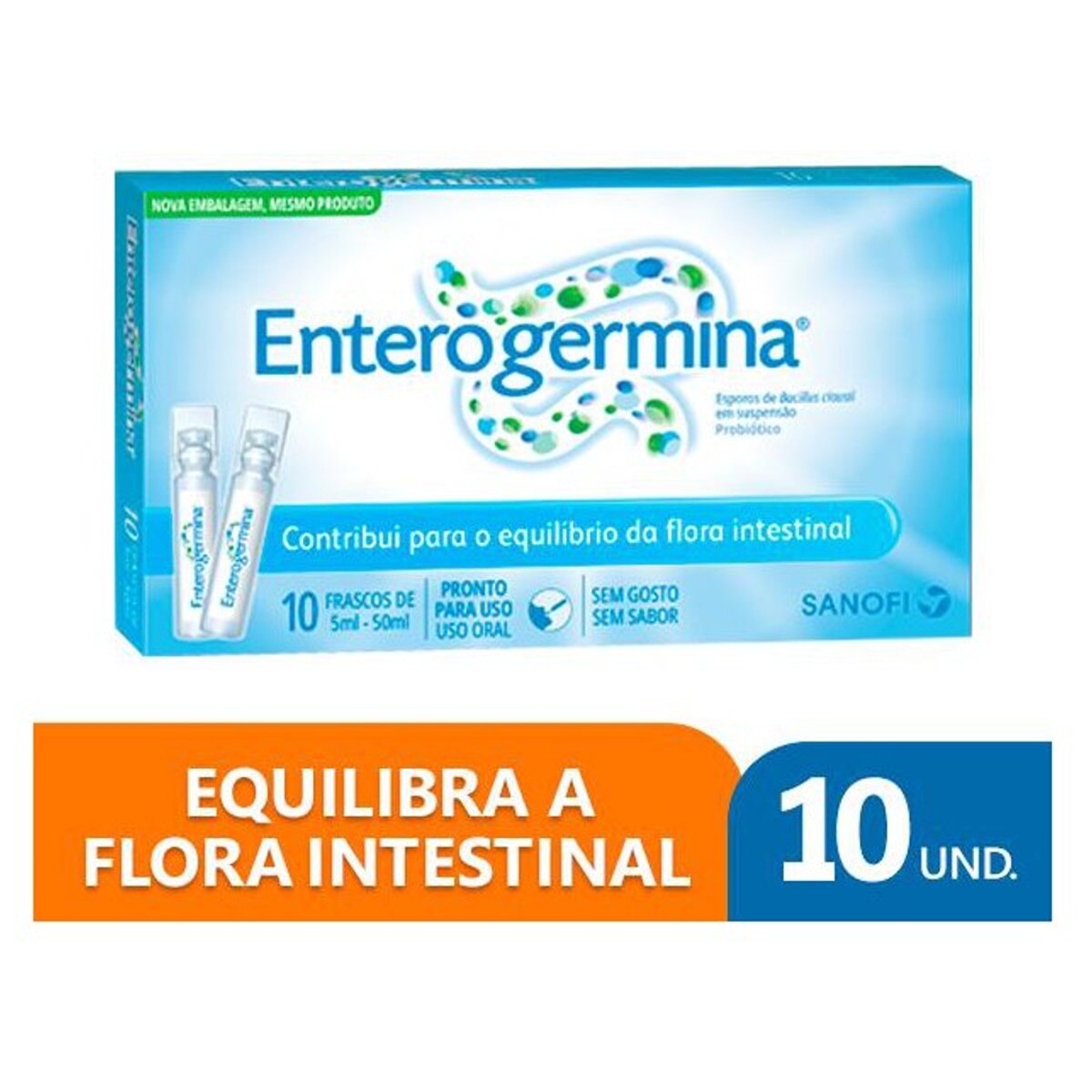 Enterogermina 10 Frascos 5ml