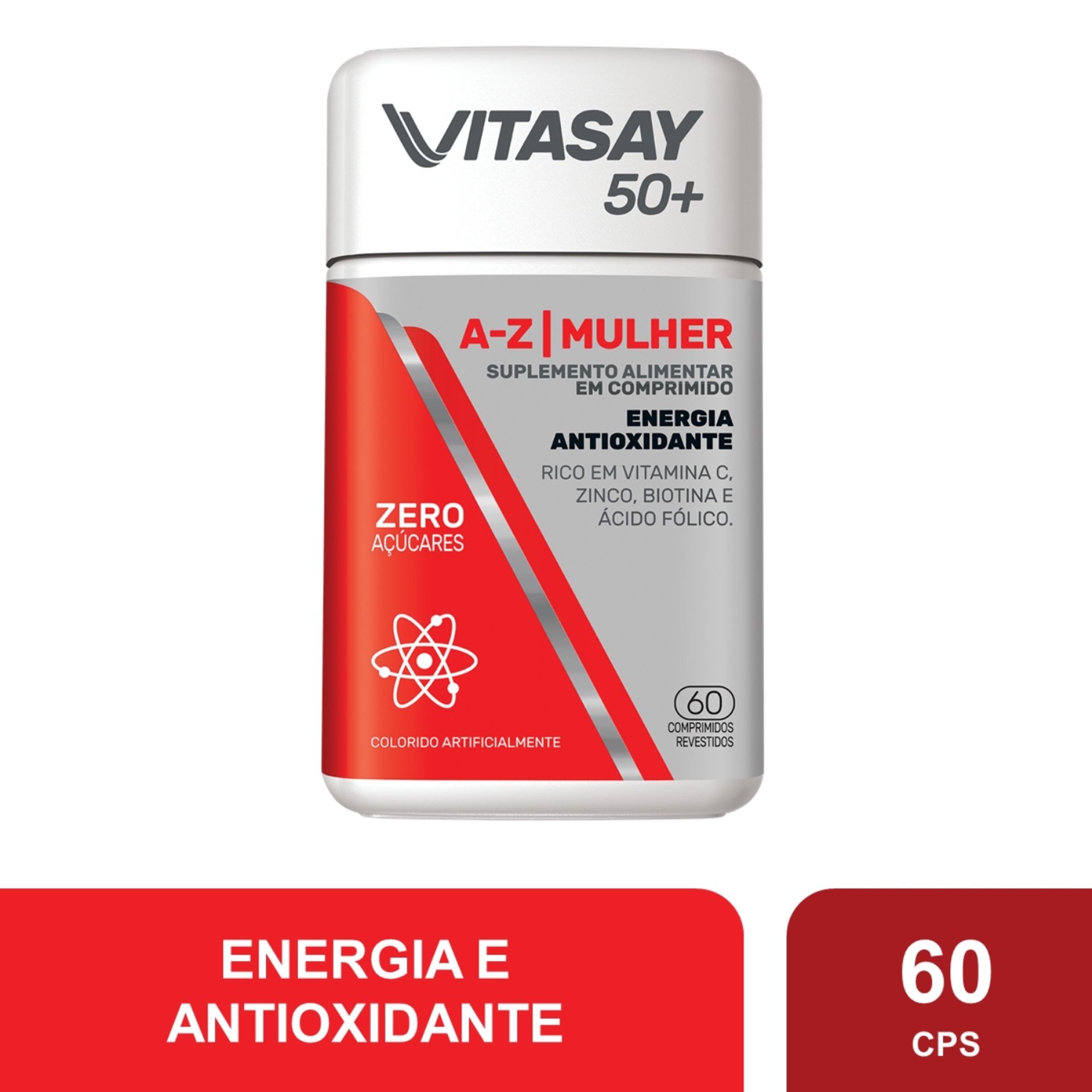 Vitasay 50+ A-Z Mulher 60 Comprimidos Revestidos
