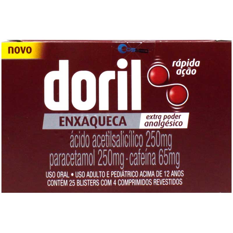 Doril Enxaqueca 4 Comprimidos Revestidos
