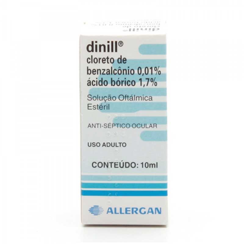 Dinill 0,01% + 1,7% Solucao Oftalmica 10ml