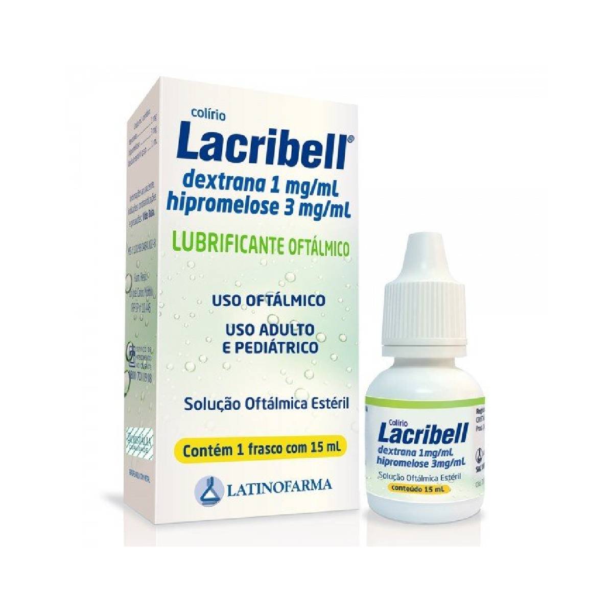 Lacribell 1mg + 3mg Solucao Oftalmica 15ml