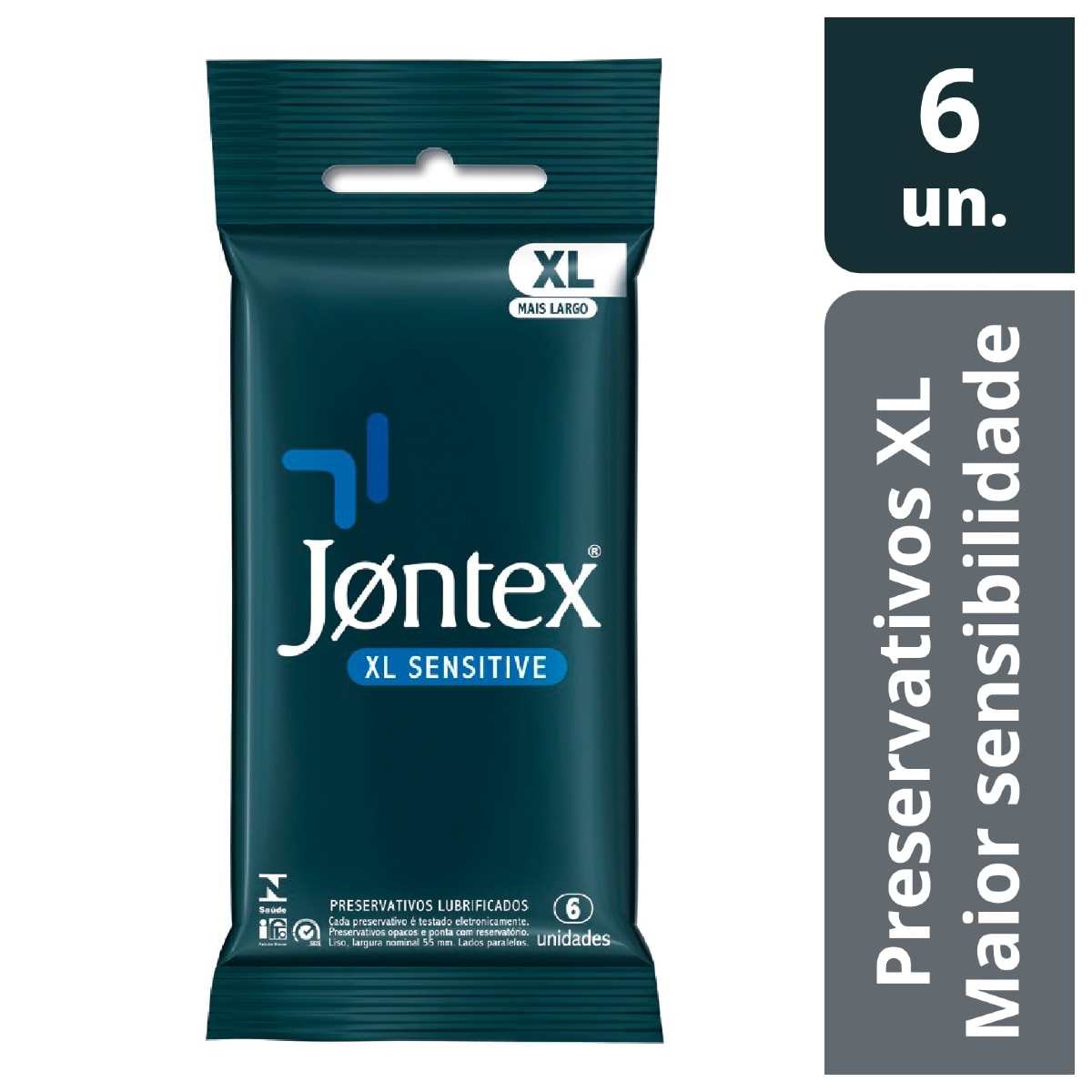 Preservativo Jontex XL Sensitive 6 Unidades
