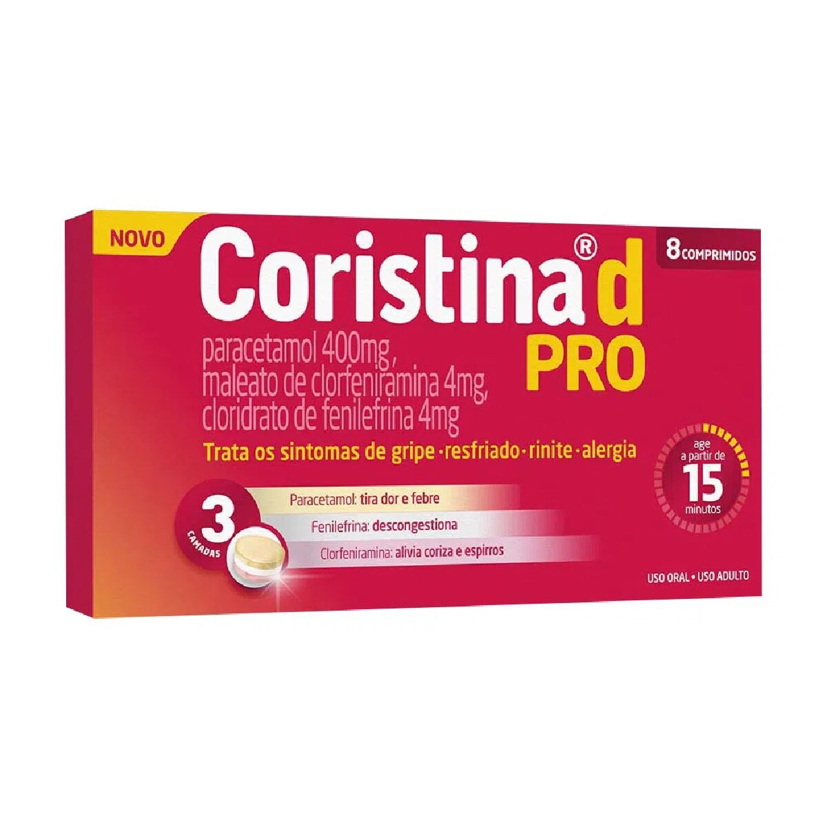 Coristina D Pro 8 Comprimidos