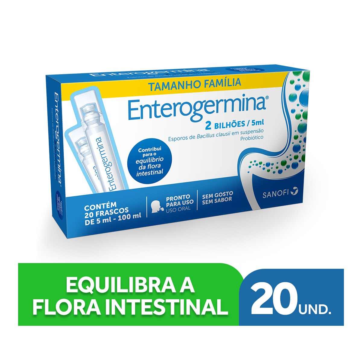 Enterogermina 20 Frascos 5ml