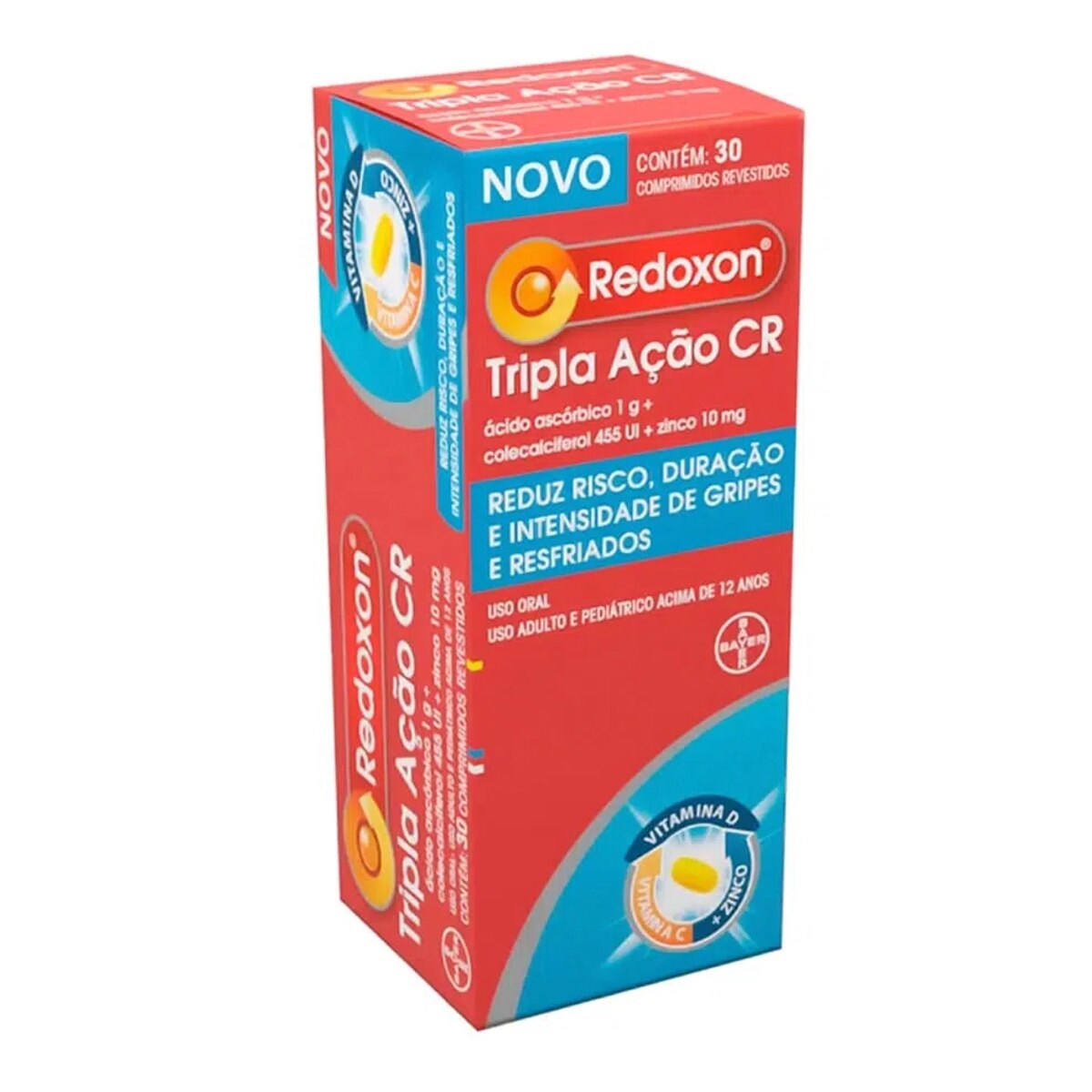 Redoxon Tripla Acao CR 30 Comprimidos Revestidos