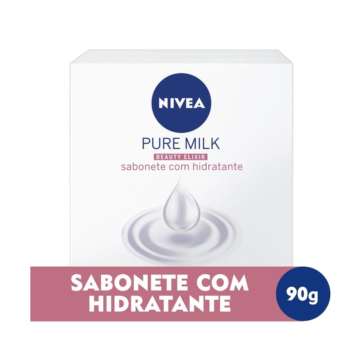 Sabonete em Barra Nivea Pure Milk Beauty Elixir Sensitive 90g