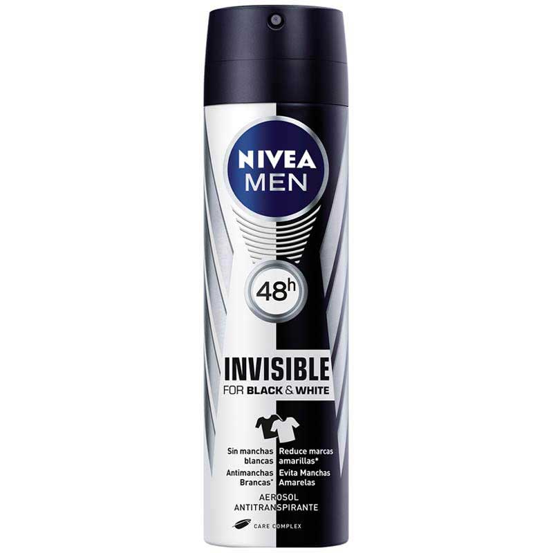 Desodorante Aerosol Nivea Men Black & White 150ml