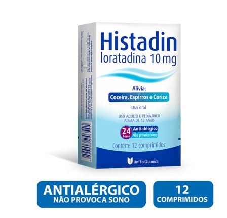 Histadin 10mg 12 Comprimidos