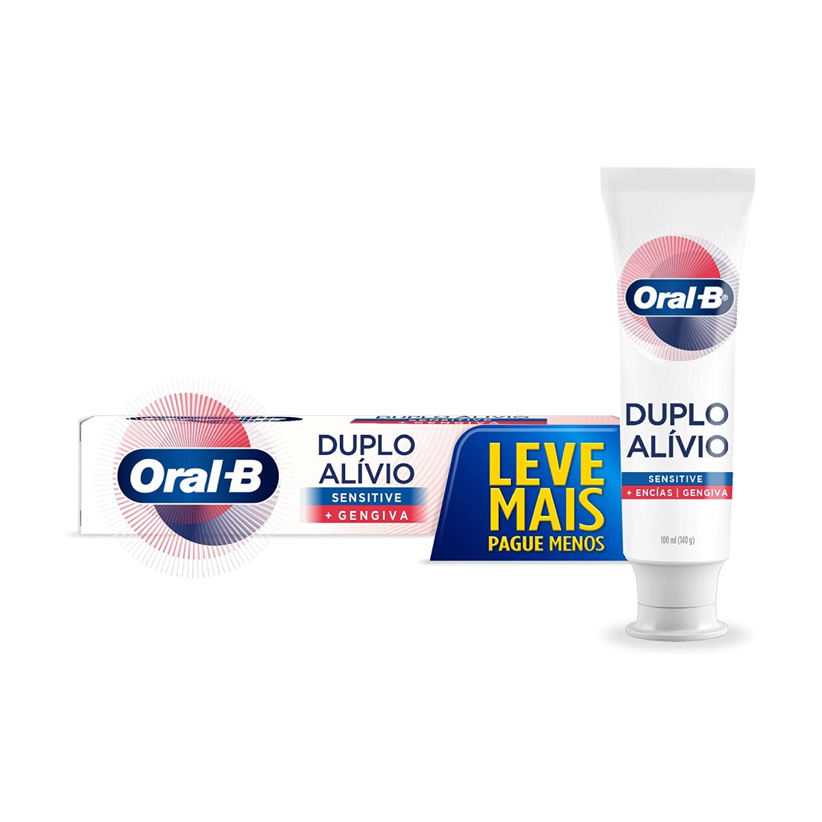 Creme Dental Oral-B Duplo Alivio Sensitive 140g