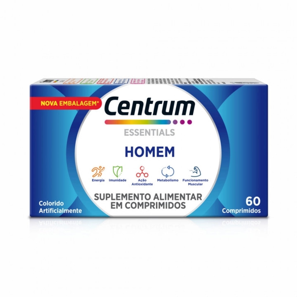 Centrum Essentials Homem 60 Comprimidos Revestidos