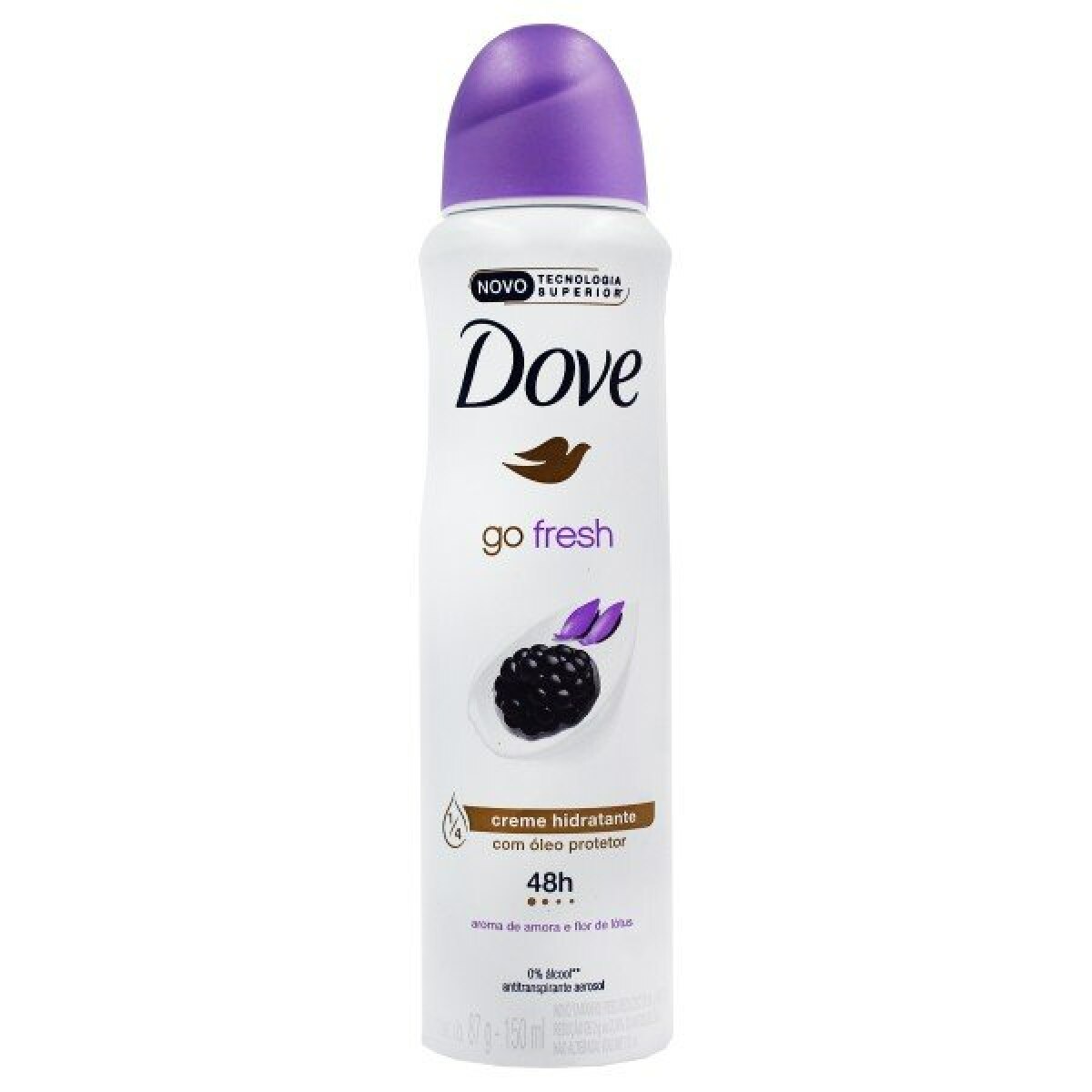 Desodorante Aerosol Dove Go Fresh Amora & Flor de Lotus 150ml