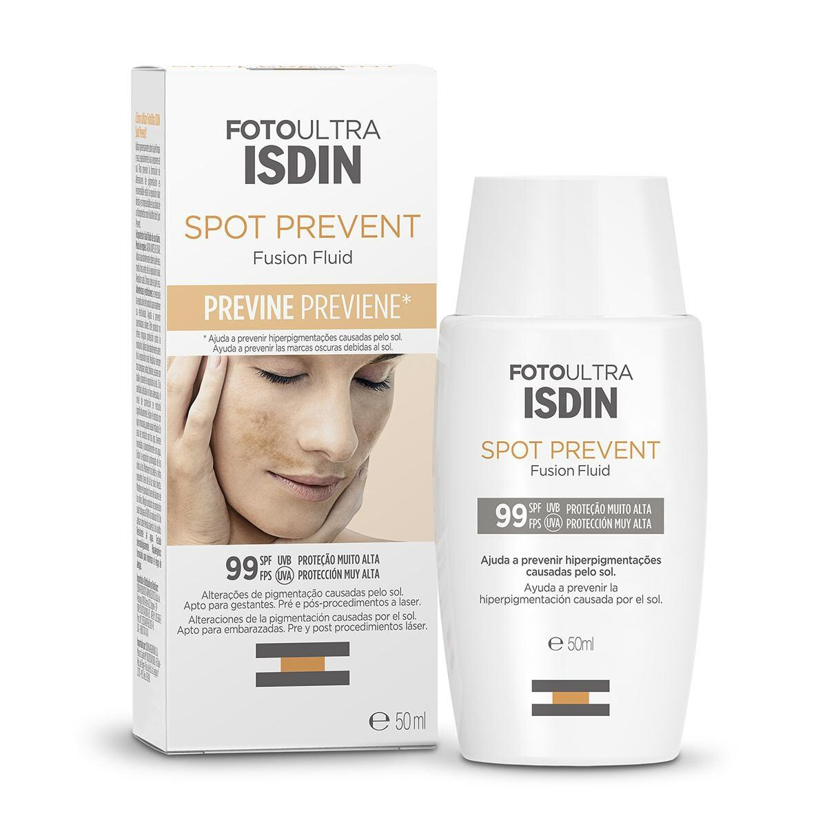 Fotoprotetor Facial  Isdin Spot Prevent Fusion Fluid FPS99 50ml