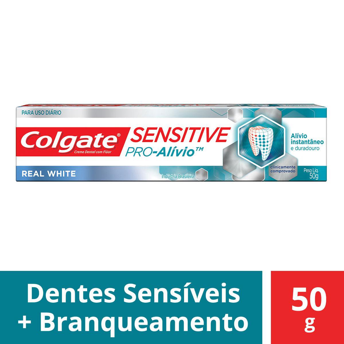Creme Dental Colgate Sensitive Pro Alivio Branqueador 50g