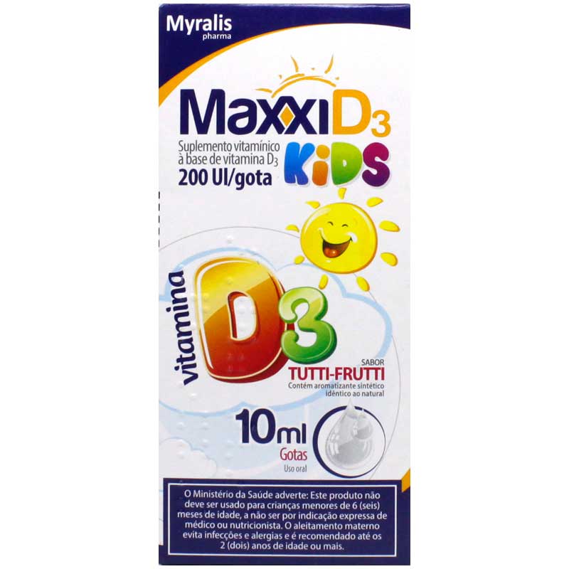 Maxxi D3 Kids Tutti Frutti 10ml
