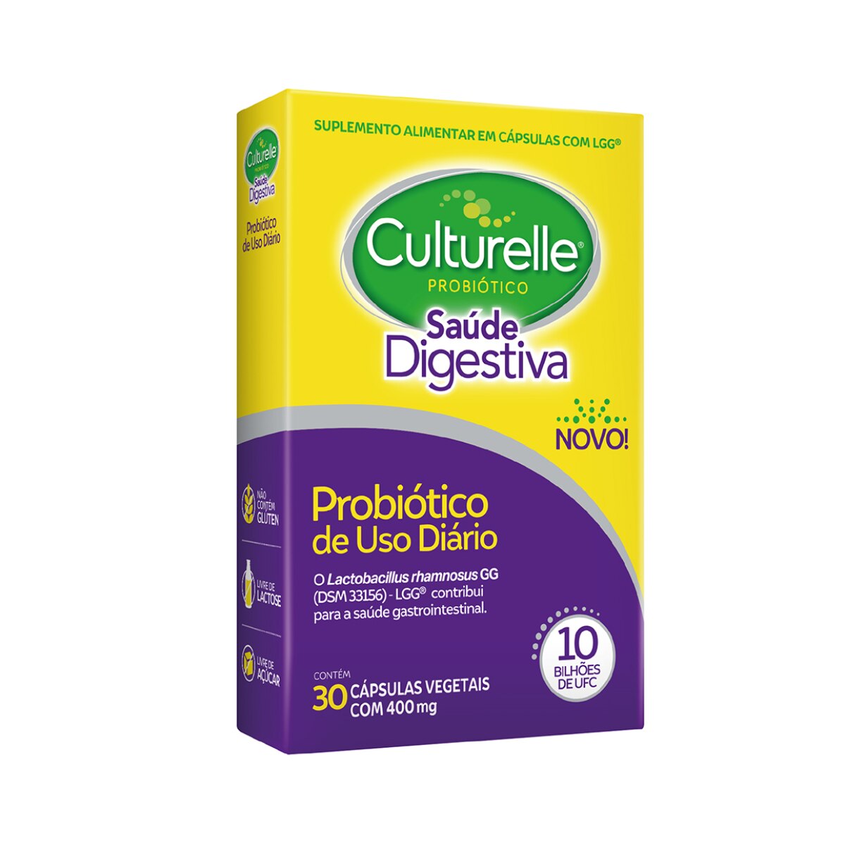 Culturelle Probiotico Saude Digestiva 30 Capsulas Vegetais
