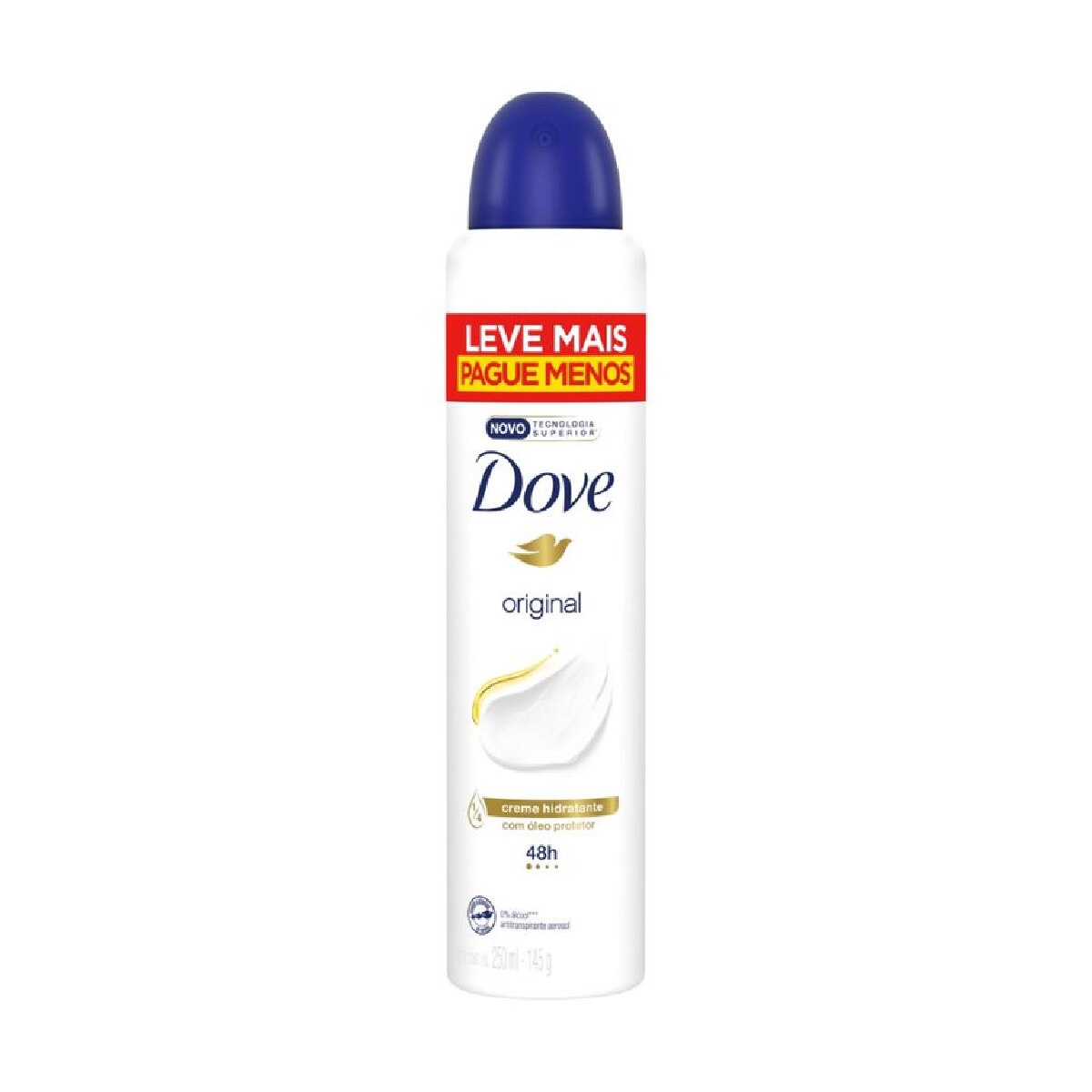 Desodorante Aerosol Dove Original 250ml Leve mais Pague menos