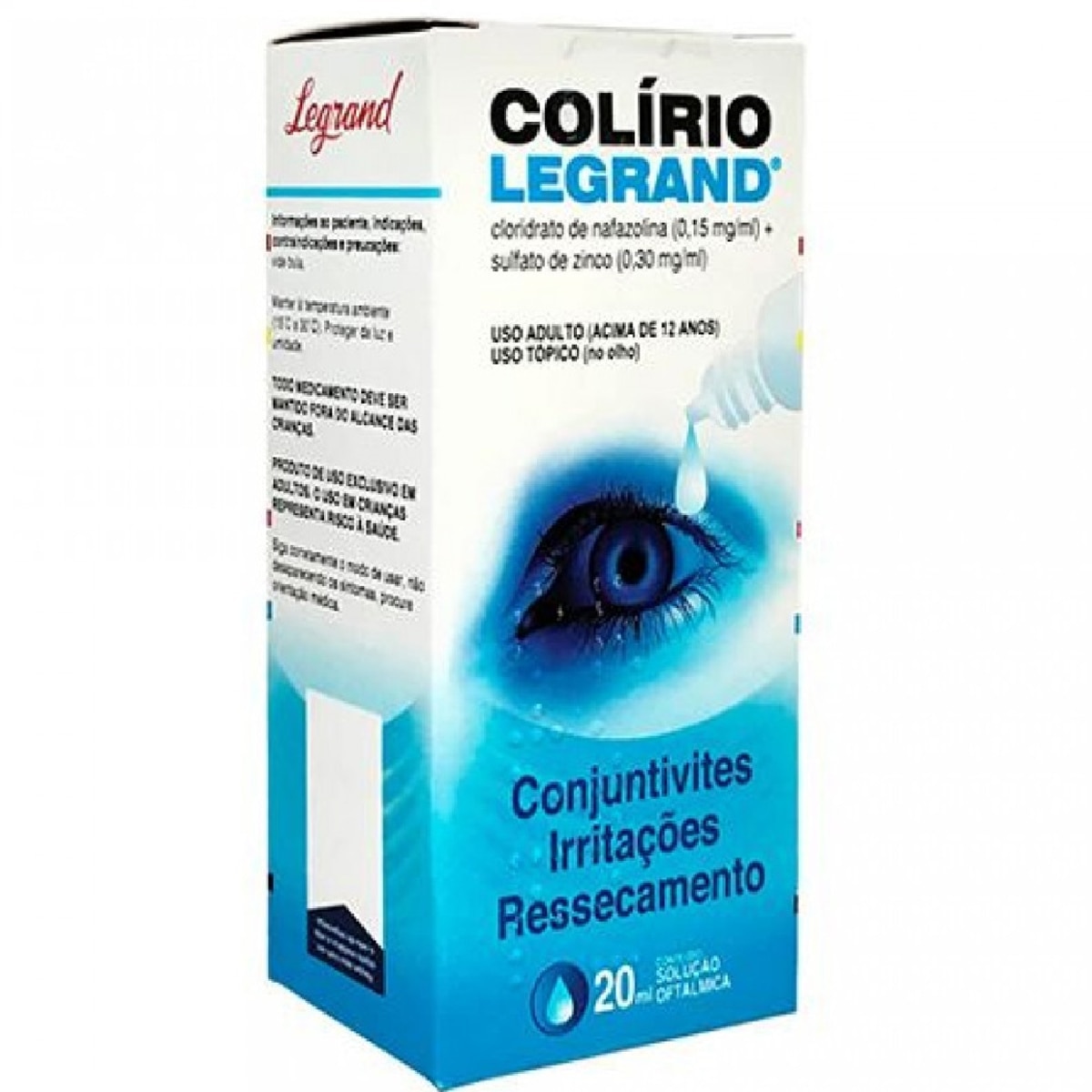 Colirio Legrand 0,15mg + 0,3mg 20ml