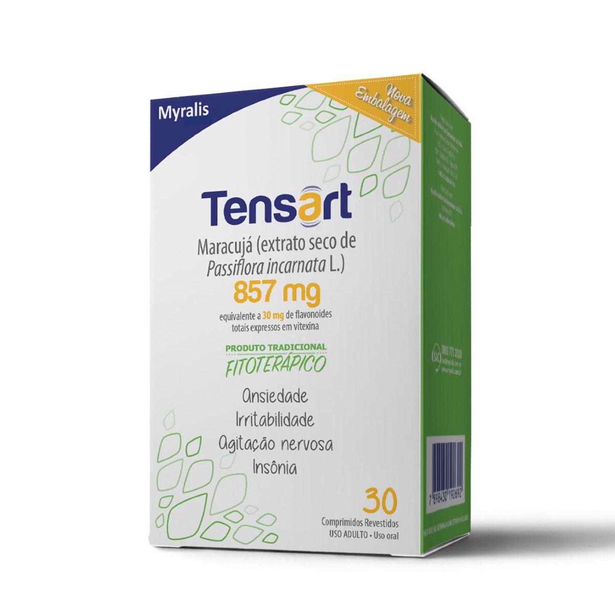 Tensart 857mg 30 Comprimidos Revestidos