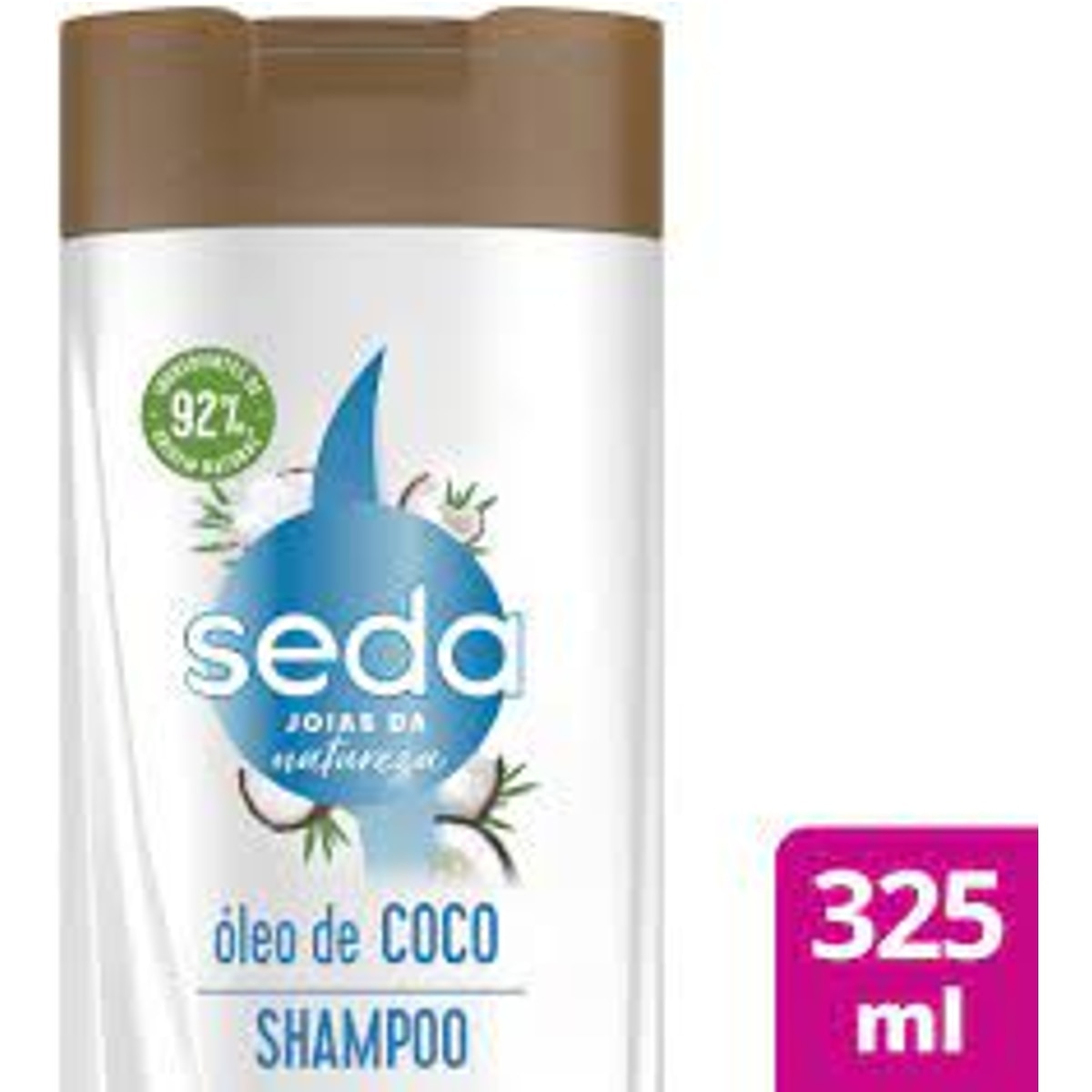 Shampoo Seda Joias da Natureza Oleo de Coco Restauracao Intensa 325ml
