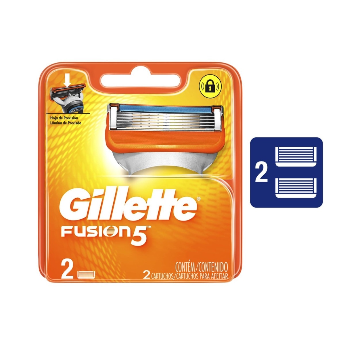 Carga Gillette Fusion 5 2 Unidades