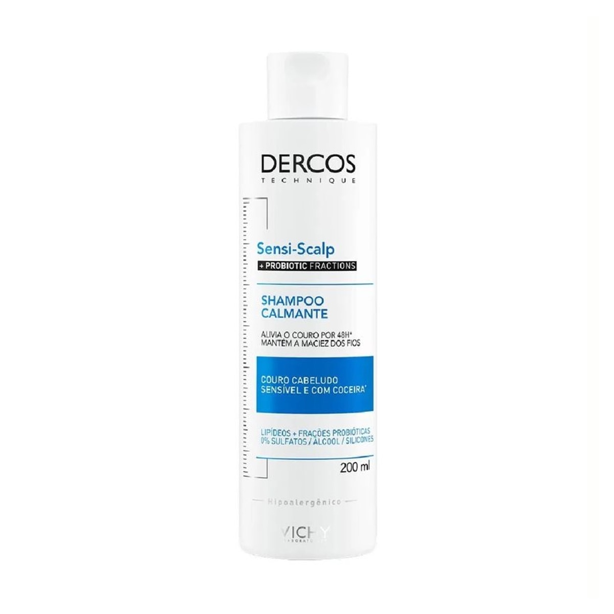 Shampoo Dercos Vichy Sensi-Scalp Calmante 200ml