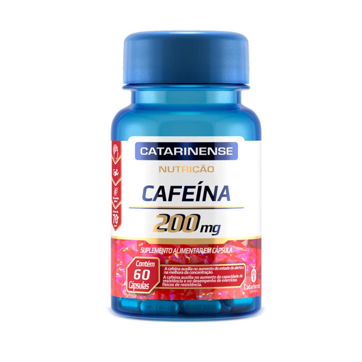 Cafeina 200mg Catarinense 60 Capsulas