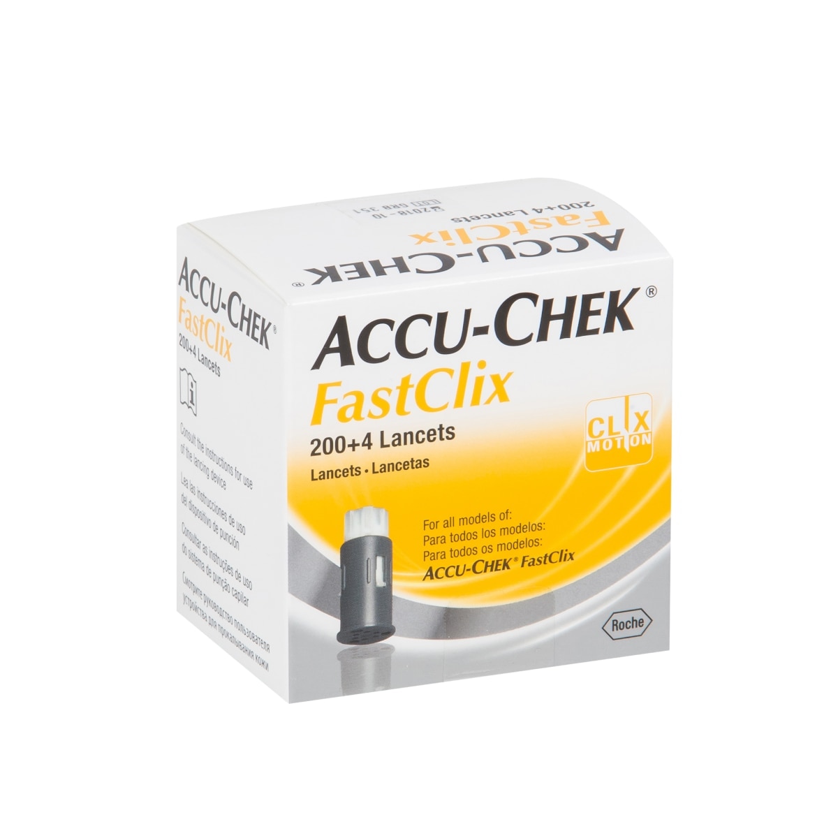 Lancetas Accu-Chek Fasticlix 204 Unidades