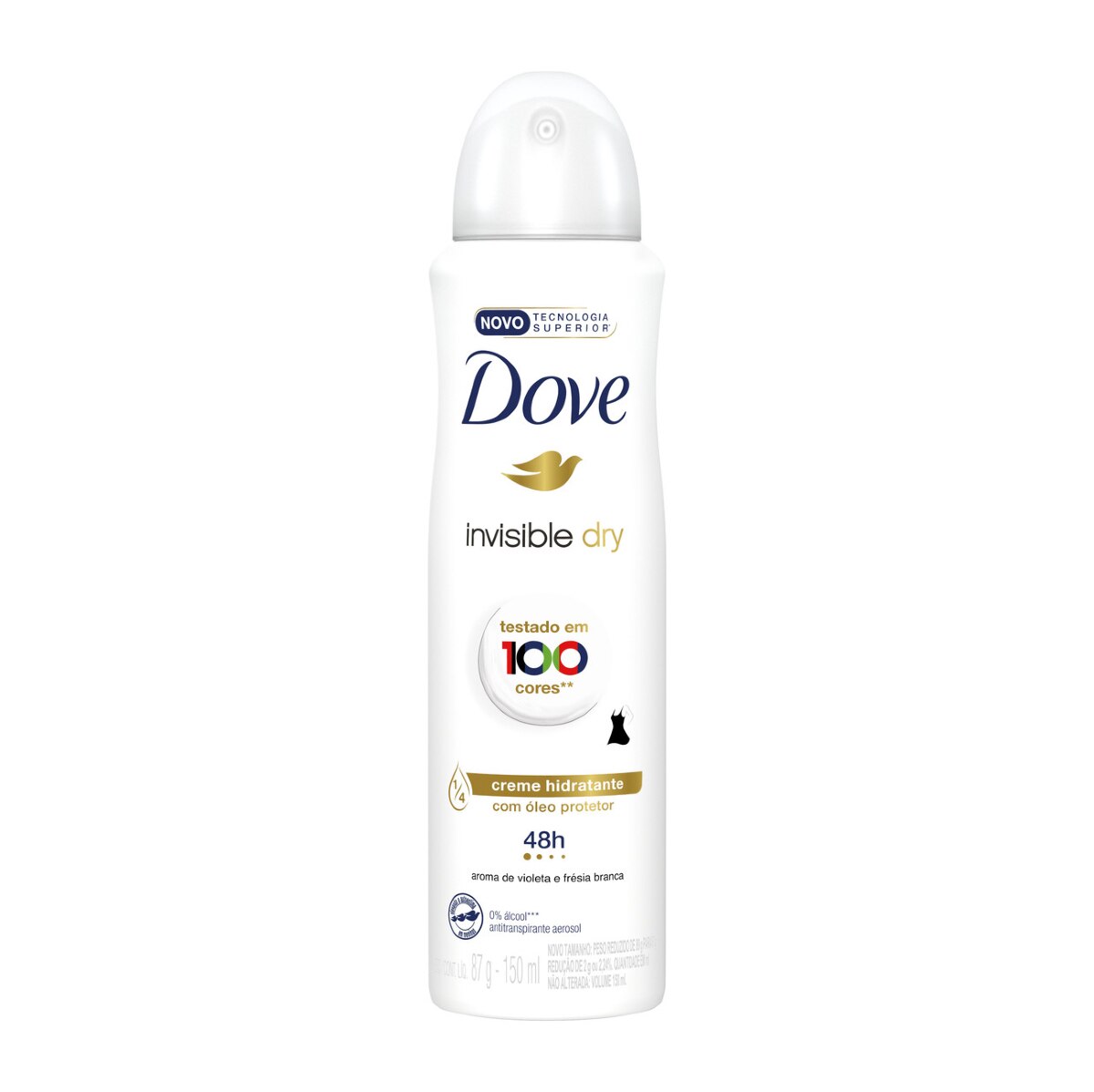 Desodorante Aerosol Dove Invisible Dry 150ml