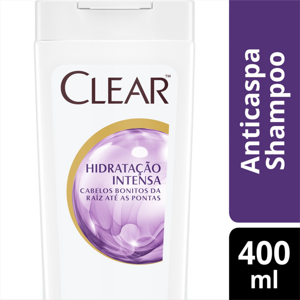 Shampoo Anticaspa Clear Women Hidratacao Intensa 400ml