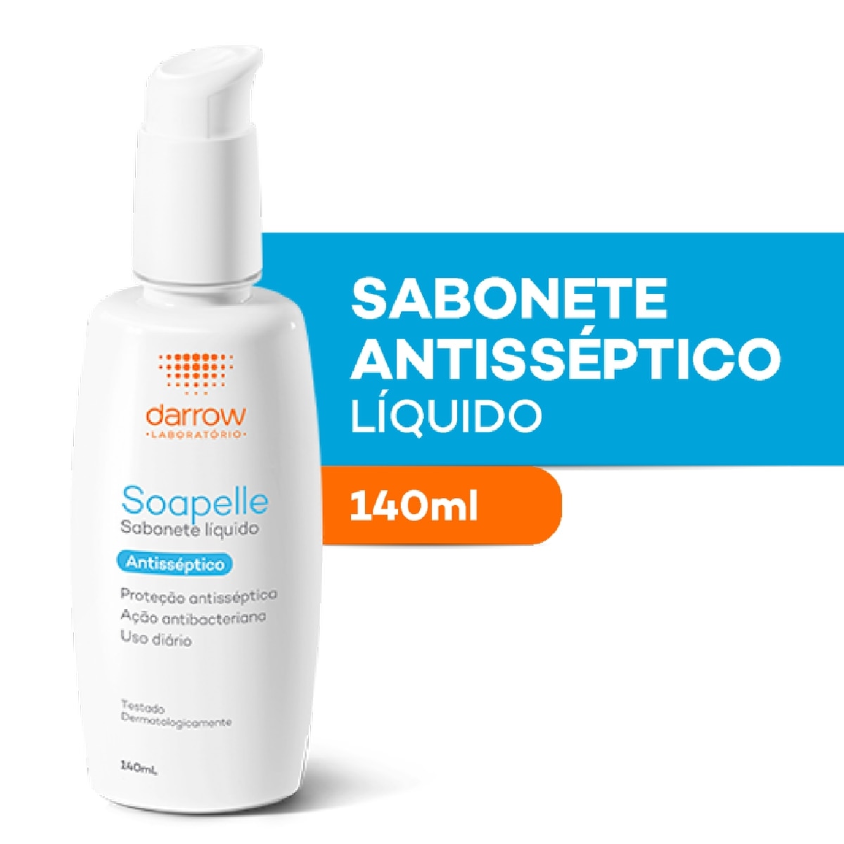Sabonete Liquido Soapelle Antisseptico 140ml
