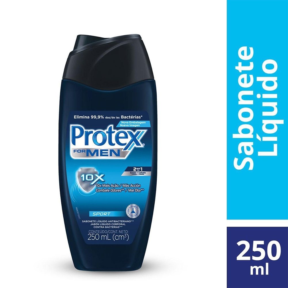 Sabonete Liquido Protex For Men Sport 250ml