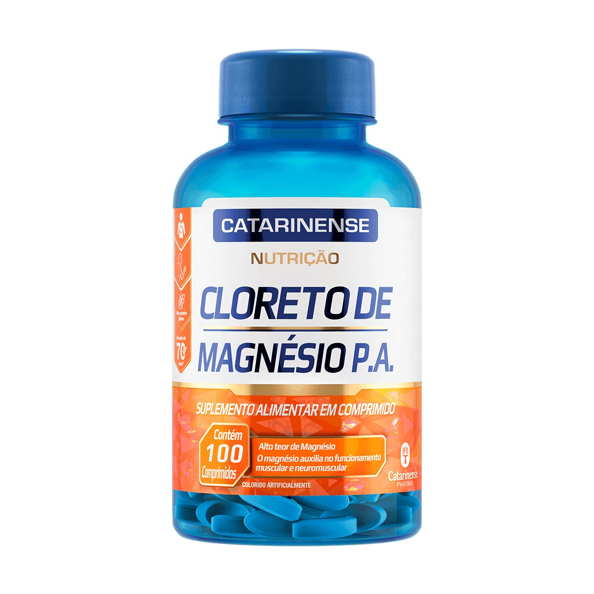 Cloreto de Magnesio P.A. Catarinense 100 Comprimidos